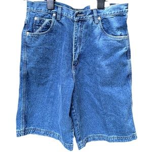 Vintage 90s Giovanni Long Denim Stone Washed Shorts 33